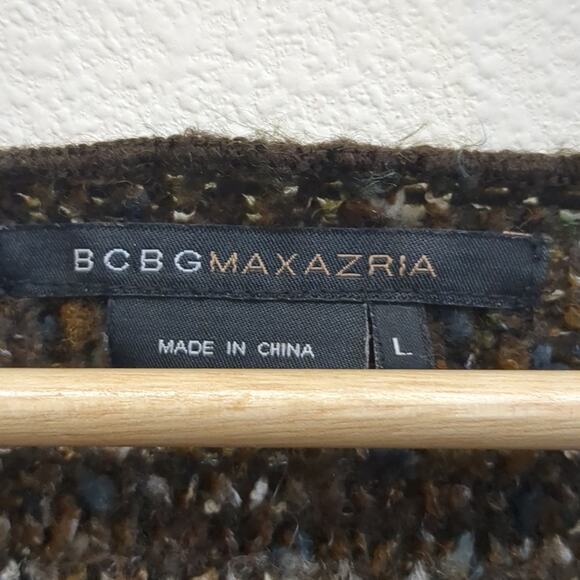 BCBGMAXAZRIA Textured Knit cardigan size L - Picture 3 of 6